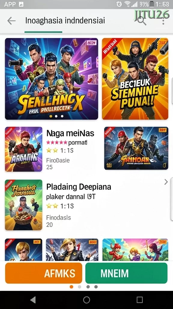 Cuplikan layar JNT777 — aktivitas